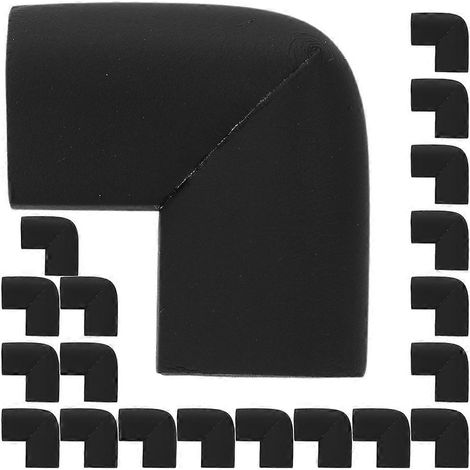 Lot de 20 protections d'angle souples pour meubles, housses de protection adhésives faciles à installer, housses de sécurité pour déménagement (tables, chaises, armoires). (1/5)