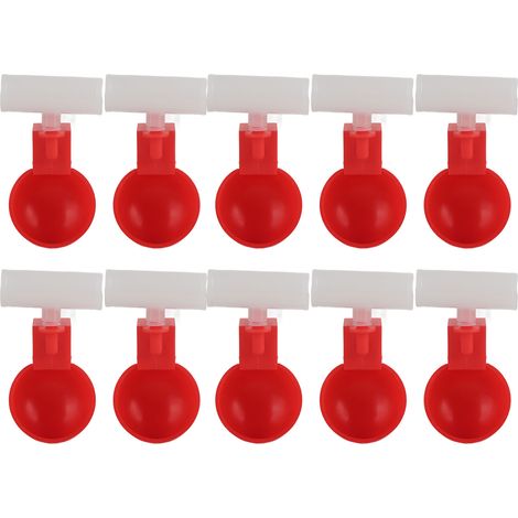 10 Gobelets Abreuvoir Automatiques Anti-Fuite pour Poulets, Pigeons, Canards et Oiseaux - Remplissage Auto, Bol à Boire, Filetage G3/4