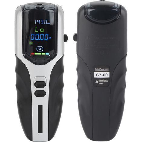Misuratore di potenza ottica portatile, tester di attenuazione per fibra ottica ricaricabile, batteria integrata -70-6dBm. (1/5)