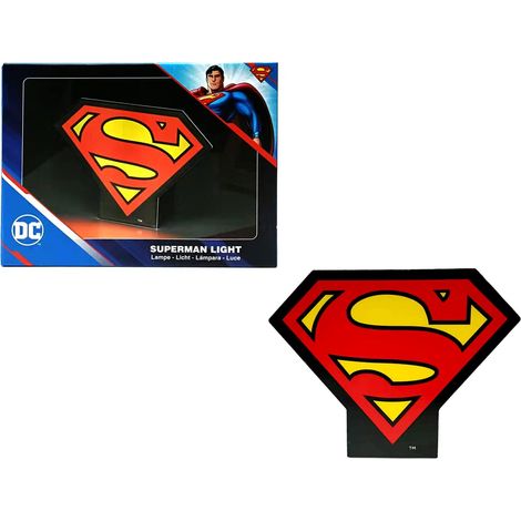 DC Comics Superman Lampada Light Box 13 cm Nera - Paladone (1/4)