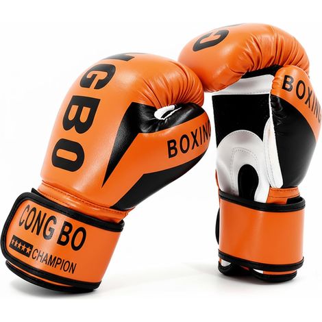 Gants de Boxe Enfants, Gants d'entraînement de Boxe pour Enfants, 6OZ Gant de Combat de Boxe Réglables pour MMA Muay Thai Kickboxing Sparring Âgés 3-12 Ans (1/5)