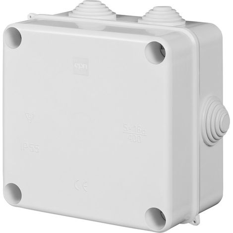 Scatola da parete PK-5 IP55 130x130x82 EP-Lux senza inserto (1/2)