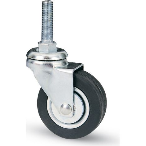 20PZ RUOTA GIREVOLE PER MOBILI art.160B mm.50-perno M8x30