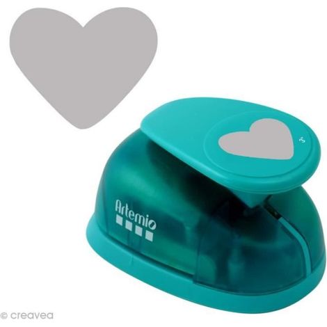 Perforatrice jumbo Coeur - ARTEMIO - 6 x 6,5 cm