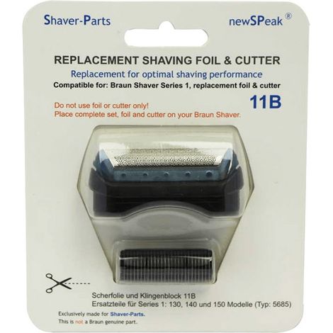 COUTEAU ET GRILLE RASOIR COMBIPACK / 11B ADAPTABLE POUR PETIT ELECTROMENAGER SHAVER-PARTS - 172.381