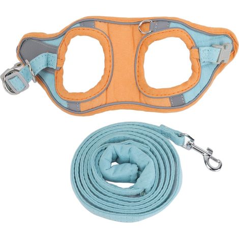 Harnais et Laisse pour Chat, Ensemble de Marche Confortable avec Bandes Réfléchissantes pour Sécurité et Visibilité (1/5)