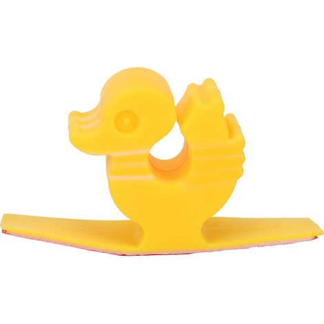 Organisateur de câbles pour salon de beauté à domicile, enrouleur de câbles mignon en forme de canard pour appareils de beauté, jaune (1/5)
