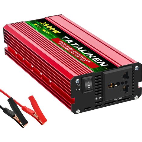 Stromwechselrichter, 1000W Ausgang, Universelle Kompatibilität, 12V2500W50HZ UN (1/2)