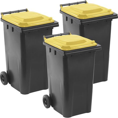 FRANKEL kaiserkraft, Poubelles DIN EN 840, lot de 3, capacité (1/3)