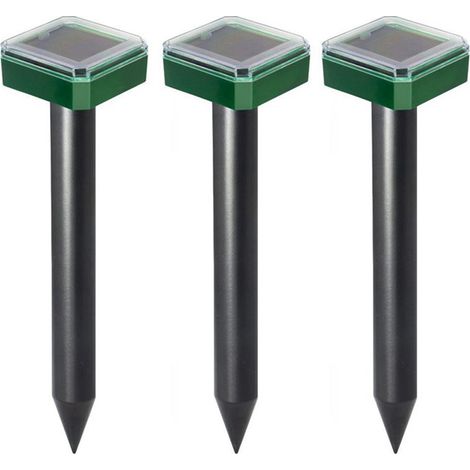 solarbetriebene Ultraschall-Nagetierabwehrgeräte für Gärten – Hält Maulwürfe, Mäuse, Schlangen und Vögel fern (1/5)