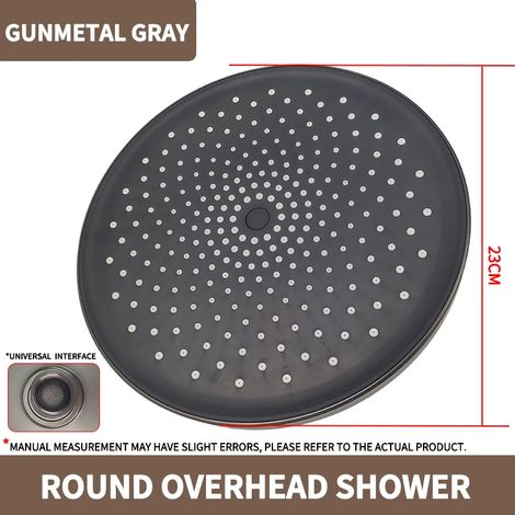 (Top Shower) Pommeau de douche de tête à pression élevée avec effet pluie et douchette à main 3 jets, ensemble complet SPA pour salle de bain (1/5)