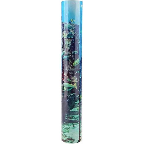 Poster sous-marin décoratif pour aquarium, fond corail, 91 x 50 cm (1/5)