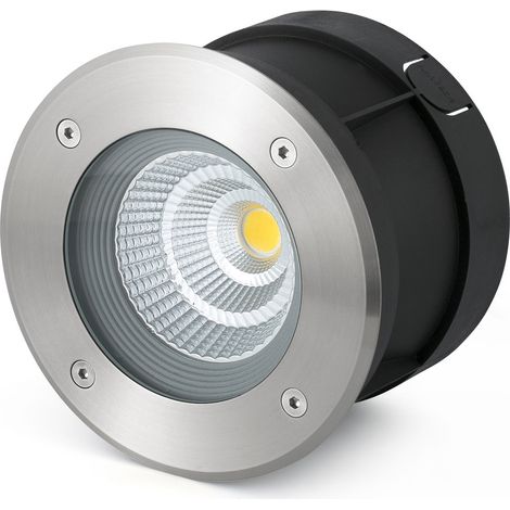 SURIA - Encastrés de sol inoxydable satiné et noir mat de FARO 70593N (1/2)