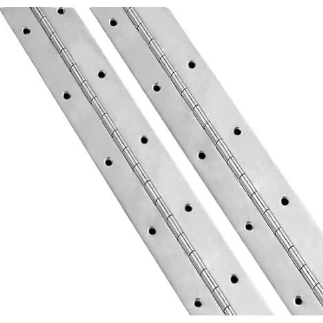 Charnière de meuble, acier inoxydable durable, rotation à 270°, 2pcs 8inx30mmx1.2mm (1/2)