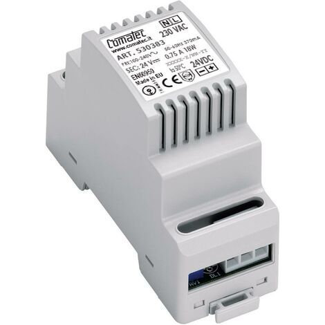 Alimentation rail DIN primaire 230 V/AC secondaire N/A 24 W Comatec TBD2/AL.0100.24/F6 S17396 (1/3)