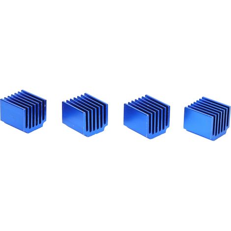 Lot de 4 mini dissipateurs thermiques avec ruban adhésif thermoconducteur pour contrôleur de moteur pas à pas TMC 2100/2208 LV8729 (1/5)