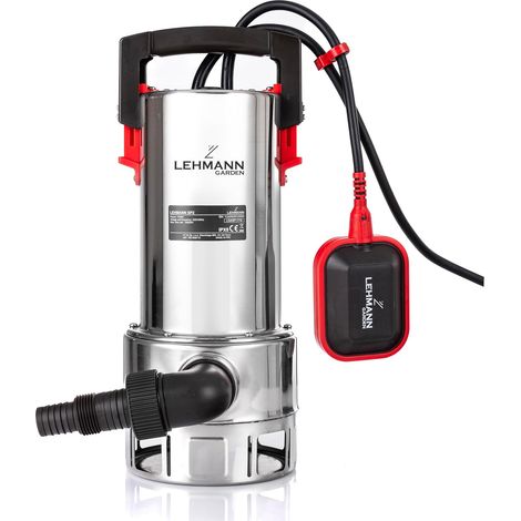 Pompe Immergée Avec Flotteur Intégré Pour Eaux Chargées Et Pure, 1100 W, Avec Moteur À Induction Sans Balai, Débit 16500 L/H, Hauteur De Refoulement 10,5 M, Particules Ø35mm (1/5)