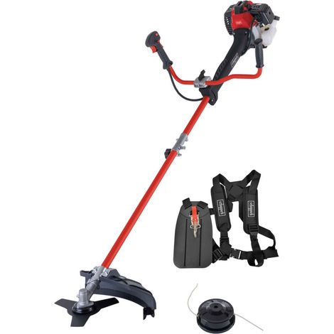 [JAMAIS UTILISÉ] Scheppach Débroussailleuse Thermique 52 cm³ PBC526Pro - 1,9 CV - 2-en-1 Coupe-Bordure & Débroussailleuse - Largeur de Coupe 420/255 mm - Guidon en U Réglable - Easy Start - Anti-Vibra