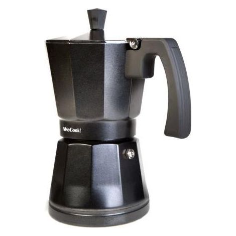 wecook cafetera aluminio luccia apta induccion 6 tazas 30106 (1/5)