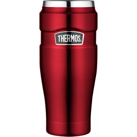 THERMOS Thermobecher 0,47 l – Rot, Edelstahl, doppelwandig (1/4)