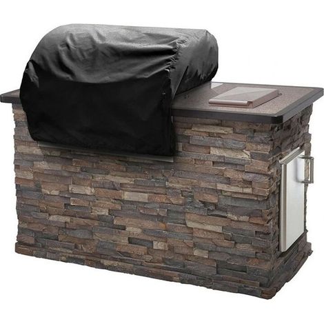 36W×26D×14H inch Outdoor Built-in BBQ Cover in 420D Oxford Fabric, Protective Cover for Integrated BBQ (1/4)