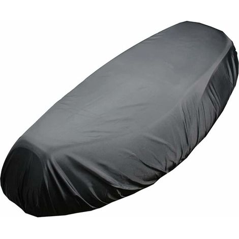 Motorcycle Seat Covers, Universal Motorcycle Seat Covers Waterproof Oxford Cloth Outdoor Sunscreen Motorbike Seat Cover Elastic Seat Protector, Black XXL (1/5)
