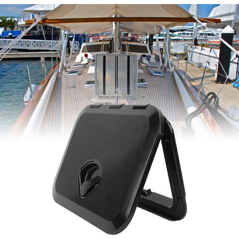 Lukenabdeckung für Schiffe, Yachten und Wohnmobile, 10-5/8" x 14-3/4" (270 x 375 mm), schwarz. (1/5)