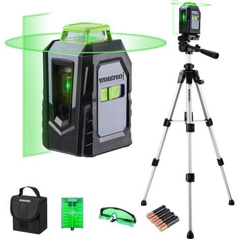 Niveau Laser 360° Autonivelant avec Trépied (1/5)