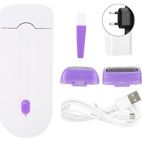 Appareil d'Épilation Lumière Bleue, Double Usage USB et Prise, Outil Épilation Femme 100-240V (Prise UE) (1/5)