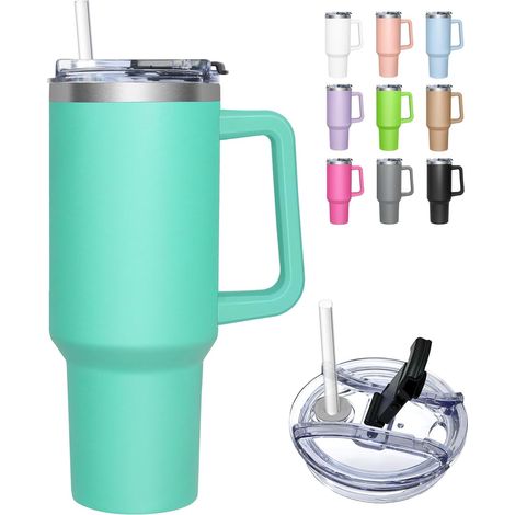 Gobelet Isotherme - 1 Pièce - Acier Inoxydable - Isolation 24h - Voyage et Bureau - 1180ML (1/5)