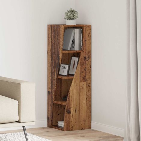 vidaXL Mobile angolare 32x32x102cm Legno ingegnerizzato Legno
