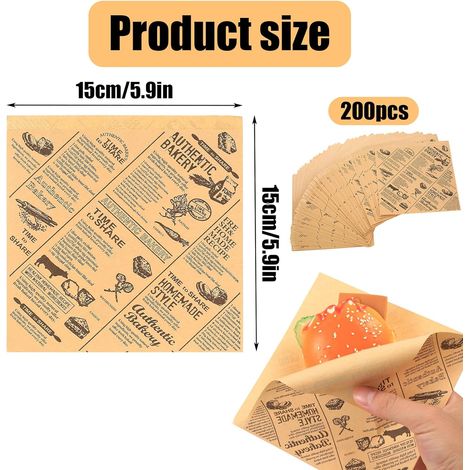 Sachets à popcorn JeiibrZui, 300 pièces - Rayures rouges et blanches - Papier sulfurisé - 9 x 21 cm - Idéaux pour les fêtes d'enfants, les soirées cinéma et les pique-niques (1/5)