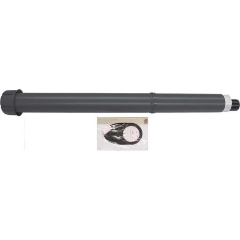 Vaillant Paso de tejado vertical 110/160 mm PP, negro, 0020106371