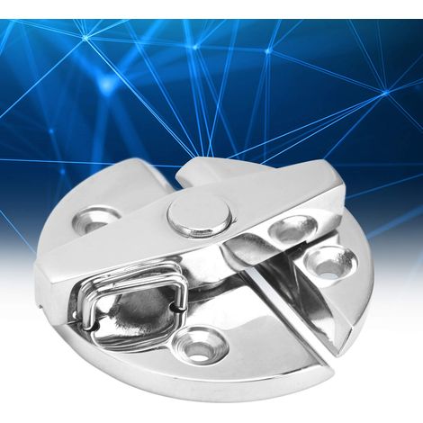 Couvercle de porte de bateau avec bouton rond et verrouillage rotatif en acier inoxydable 316, charnière marine (1/5)