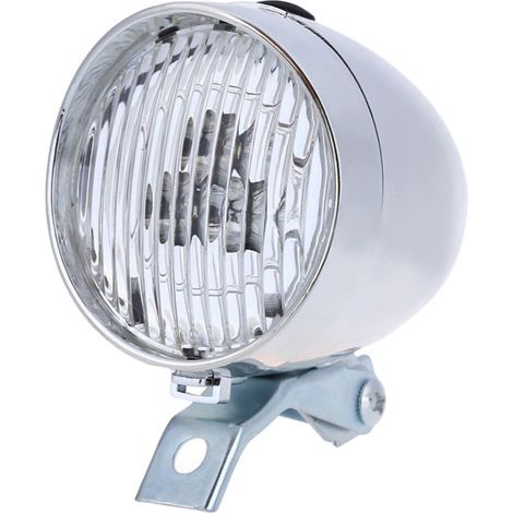 Staffa per striscia luminosa anteriore per bicicletta in stile retrò con 3 LED (1/4)