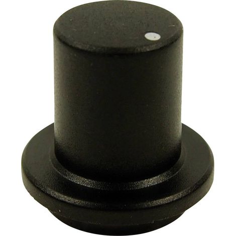 Tête de bouton rotatif Cliff FCR7172 noir (Ø x H) 23 mm x 17 mm 1 pc(s)