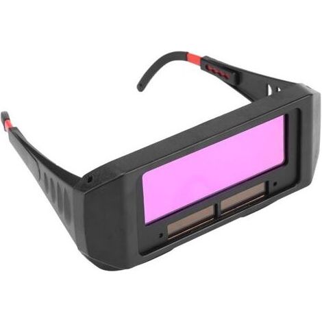 Lunettes de Soudure, Masque de Soudeur Lunettes de Protection des Yeux Automatiques de Soudure Auto-assombrissantes Solaires Lentilles de Sécurité (1/5)