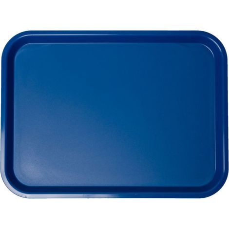 Vassoio fast food blu genziana Genus Dei cm 41x30