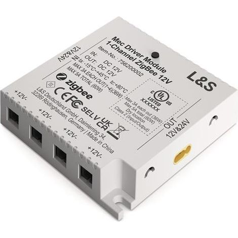 Módulo funcional Mec Driver 1 canal,4 salidas LED 12V DC L.73,6mmmm L&S (1/2)