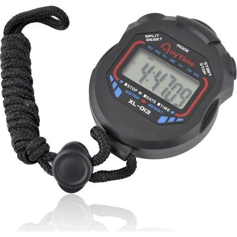 TRADE SHOP - Cronometro Digitale Corsa Sport Palestra Orologio Pista Bici Ciclismo Moto Body -