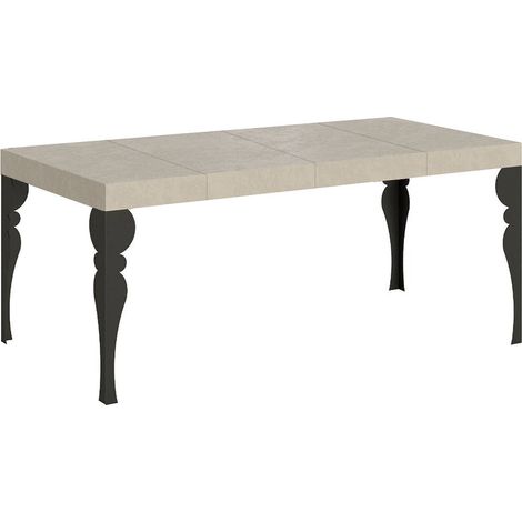 Tavolo Allungabile 90-246x90x77 cm Paxon Premium Cashmere Telaio Antracite (1/4)