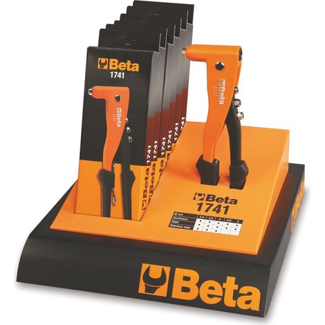 Beta RIVETTATRICE Art. 1741/E6 mm. 266 espositore 6 pezzi (1/2)
