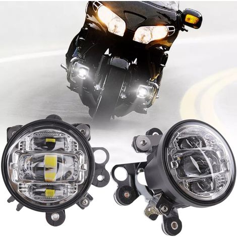 Kit feux additionnels LED Honda GL 1800 Goldwing 2012-2017 - 6500K - 54W - Homologué - CHROME