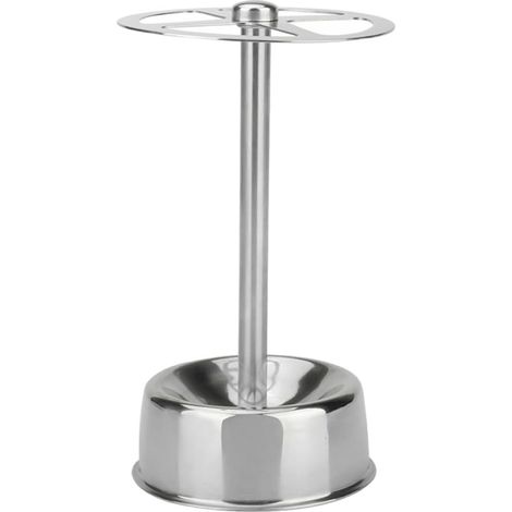 Toothbrush and Pen Holder Stainless Steel 4 Compartments