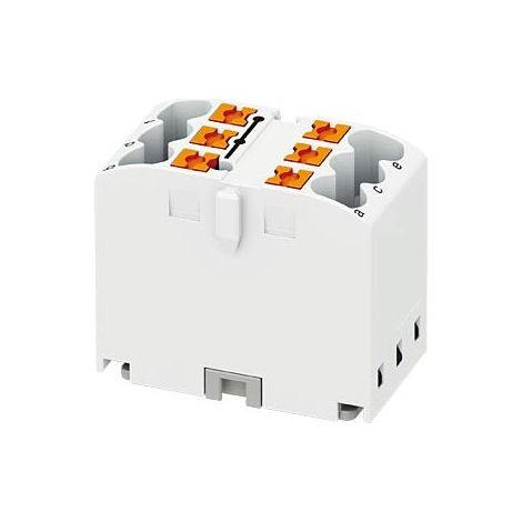 Phoenix Contact 3273276 PTFIX distribution block, 6 x 2.5, white