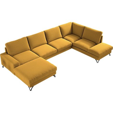 Sofá rinconero ComfiDream Lyrana III, Izquierda, Función de descanso, Almacenaje, 367x214x91cm, 0 (1/5)