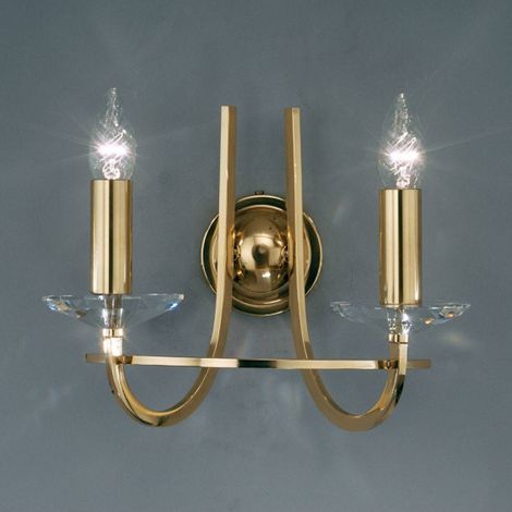 Kolarz IMPERIAL - Applique Murale Bougie Classique Laiton Anglais, 2x E14 (1/4)