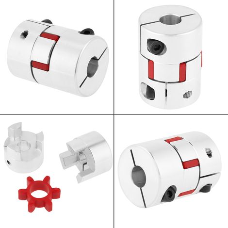 Accouplement flexible pour arbre en forme d'araignée, diamètre extérieur 30 mm x longueur 40 mm, connecteur pour moteur pas à pas CNC (1/5)