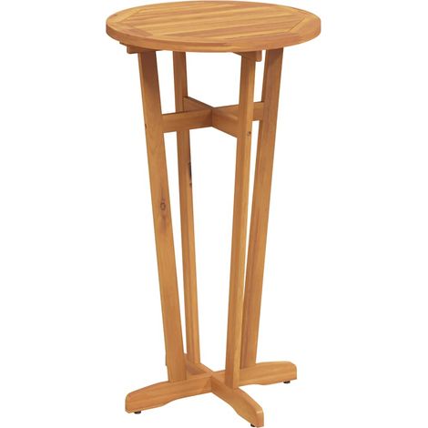 Garden Bar Table Ø60x105 cm Solid Wood Acacia vidaXL