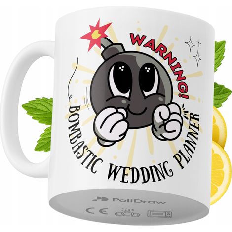Lustige Tasse für Hochzeitsplaner – Kaffee- oder Teetasse mit witzigem Textdesign – ideal für Geburtstage, Namenstage, Feiertage und besondere Anlässe. Hochwertige Tasse für Zuhause, Büro und Arbeit. (1/5)